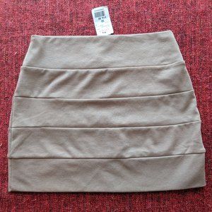Beige Mini skirt NEW with tag